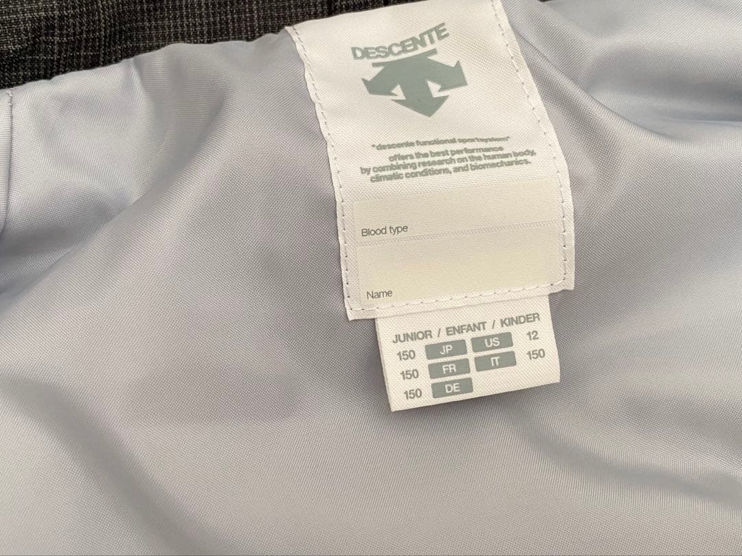デサント　子ども用スキーウェア　上下セット　150 JAPAN 日本代表