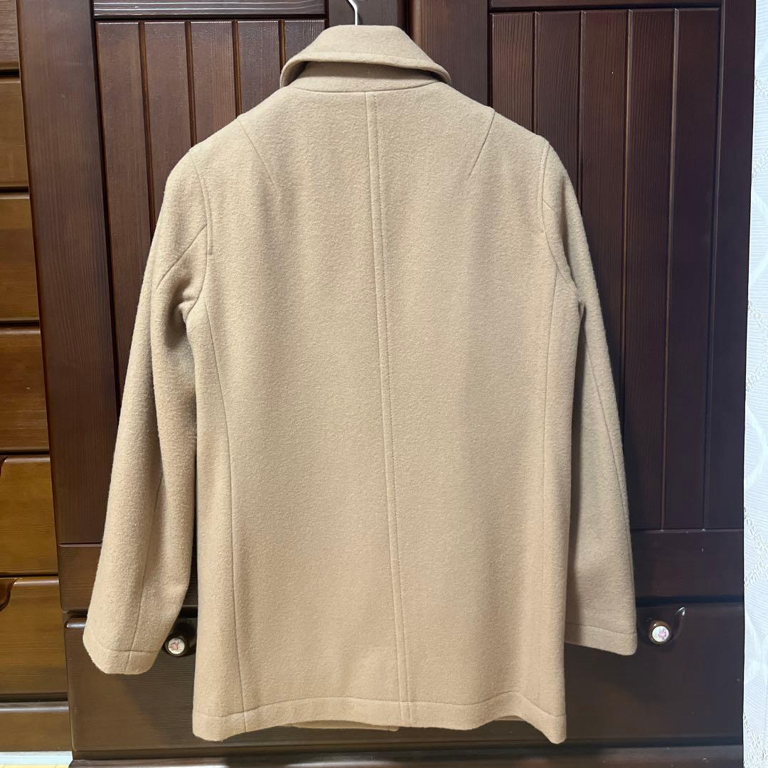 キース　ベージュハーフコート ウール　Mサイズ