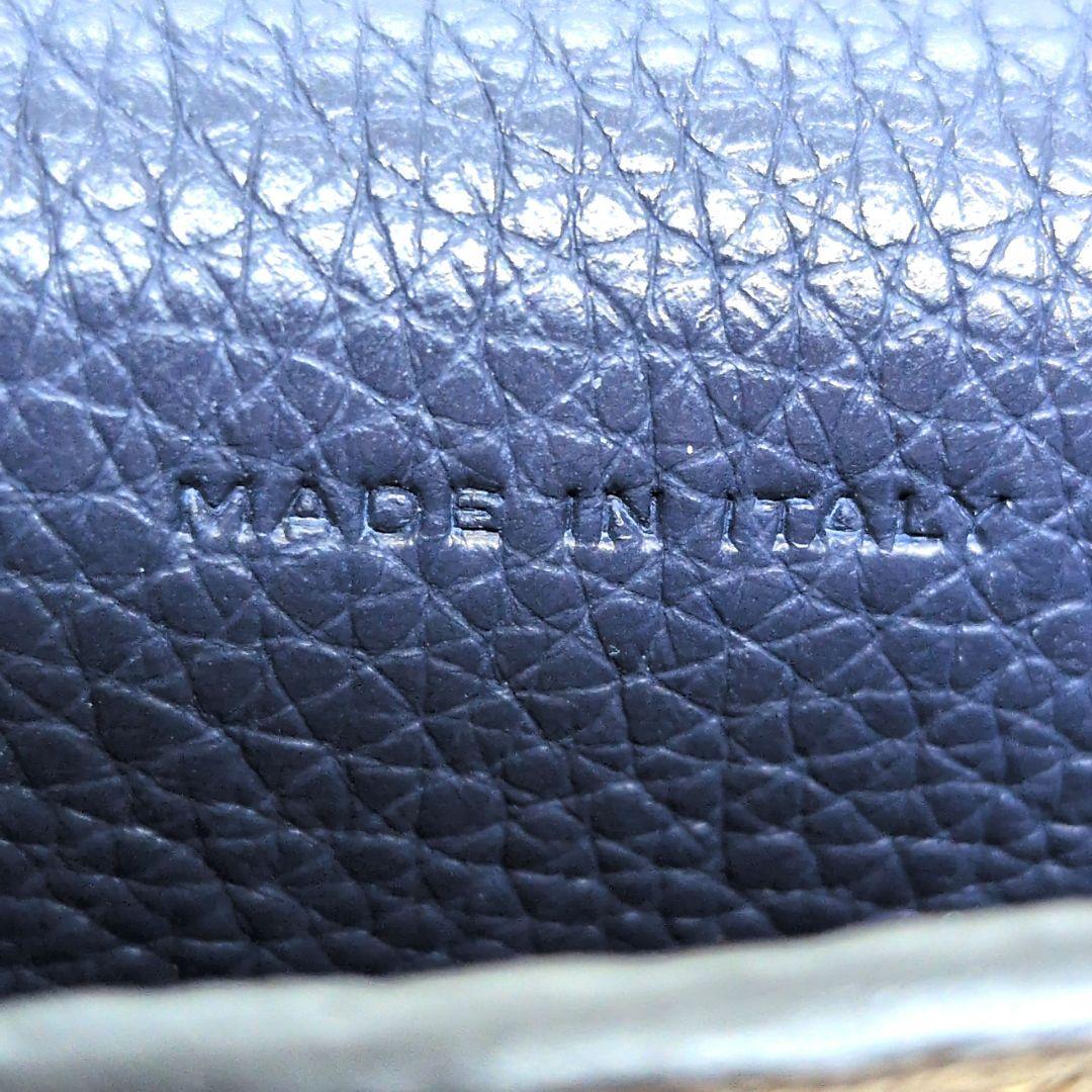 【未使用級】フェンディ　セレリア　名刺入れ　カードケース　バイカラー　ロゴ金具