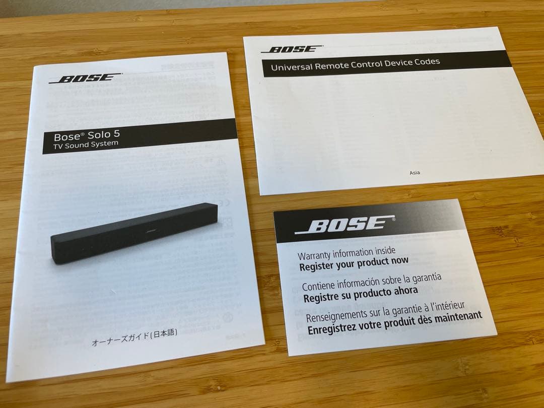 BOSE ボーズ　Solo5TV Sound System