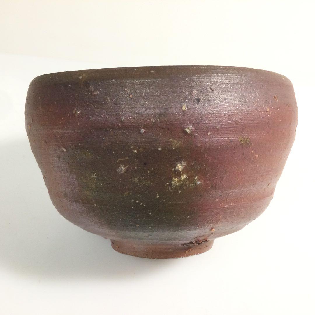 備前焼 抹茶碗 小西陶蔵作 茶道具 供布供箱付 T852