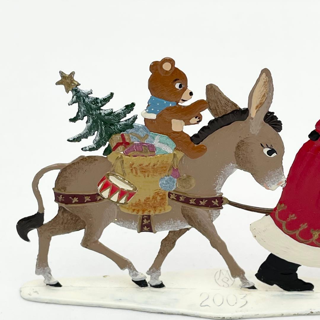 ♦️セール【レア】ヴィルヘルム・シュヴァイツァー サンタクロースとロバ クリスマ