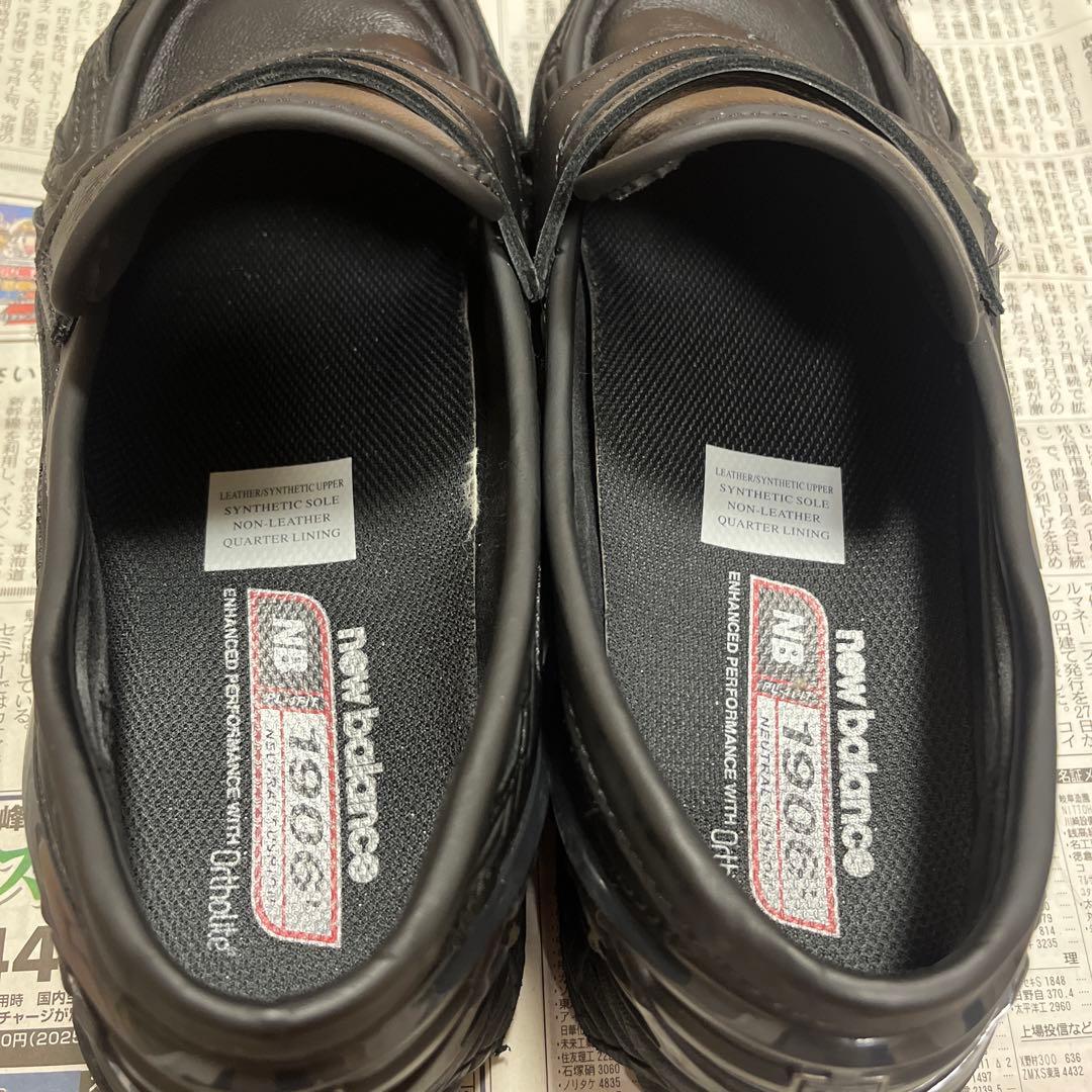 New Balance 1906L トリプルブラックローファー　28