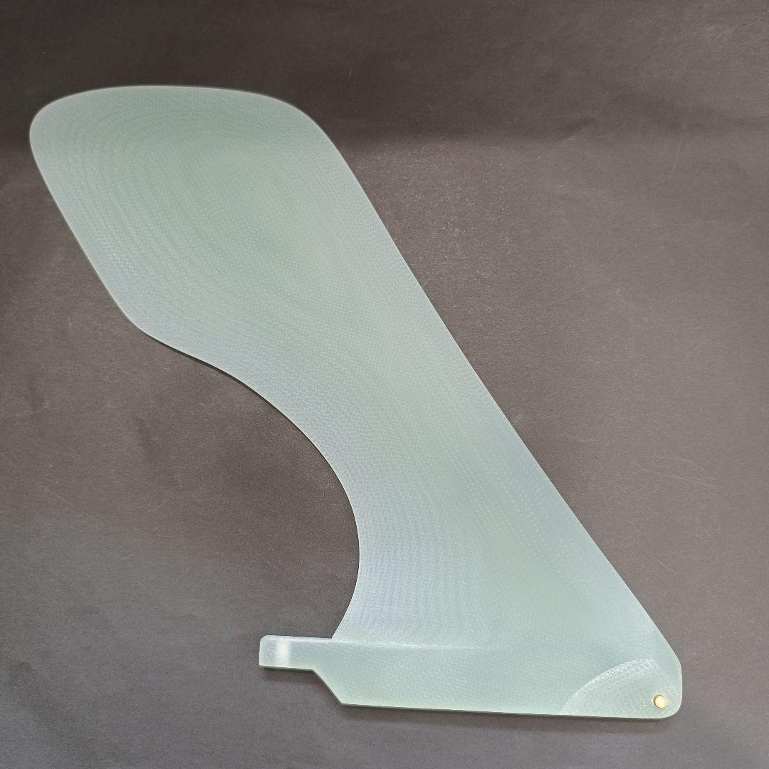 9インチ ハチェットフィン　ロングボード　センターフィン