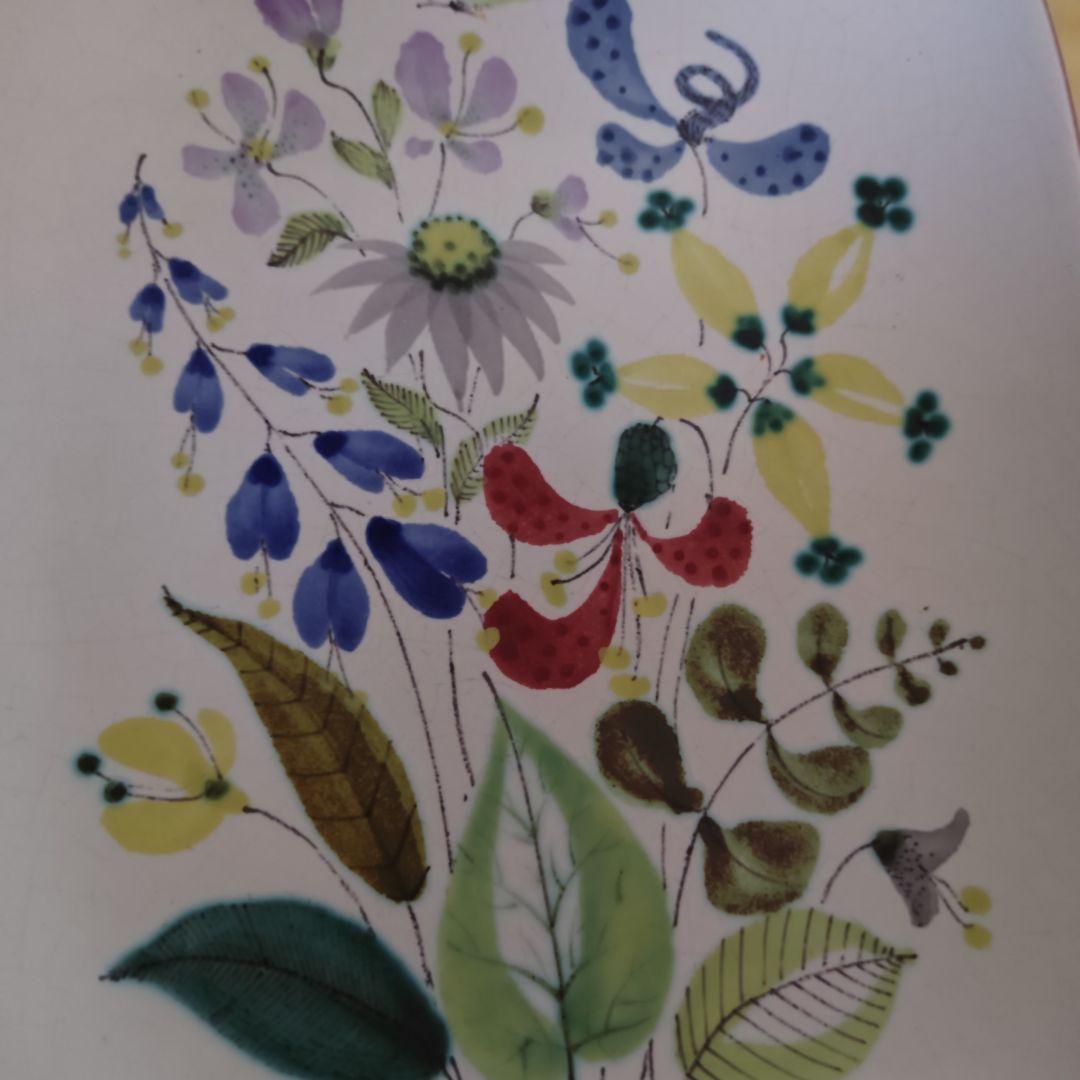 【オリジナル希少・極美品】スティグ・リンドベリ ファイアンス　陶皿　ファイアンス