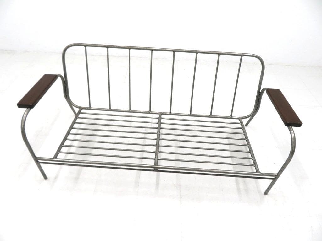 ジャーナルスタンダードファニチャー　総本革　レザー　2人掛けソファ　ラブソファ