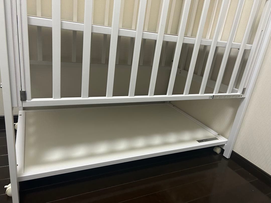 カトージ　ベビーベット　ハイタイプベット　ツーオープン　ホワイト