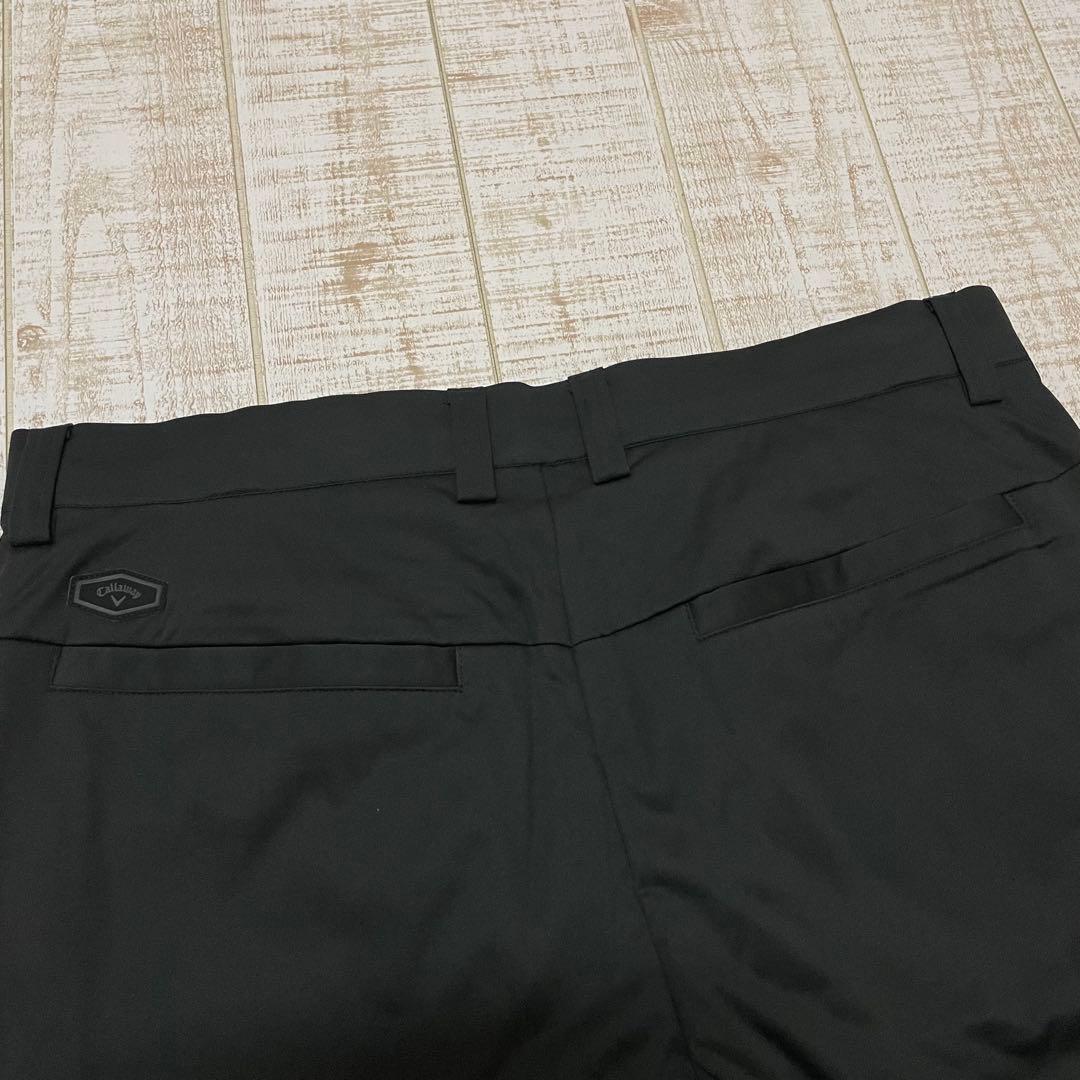 新品 キャロウェイ パンツ ふんわり裏地 極暖 アーチロゴ ブラック Mサイズ