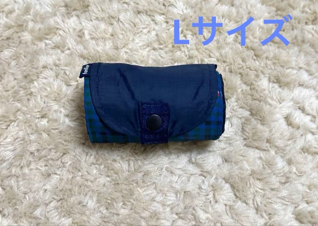 廃盤♥ファミリア エコバッグ　Lサイズ シュパット　　ブルー　美品