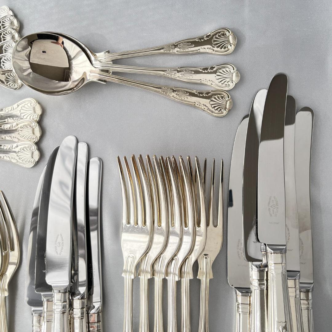 【e Butler】キングスパターンのディナーセット 6名用42本組