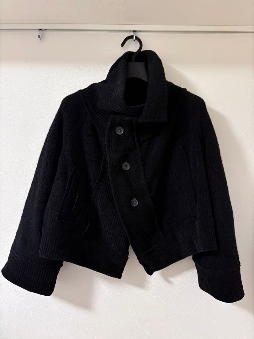 【Y's】WOOL BREND PILE 3 BUTTON COAT コート