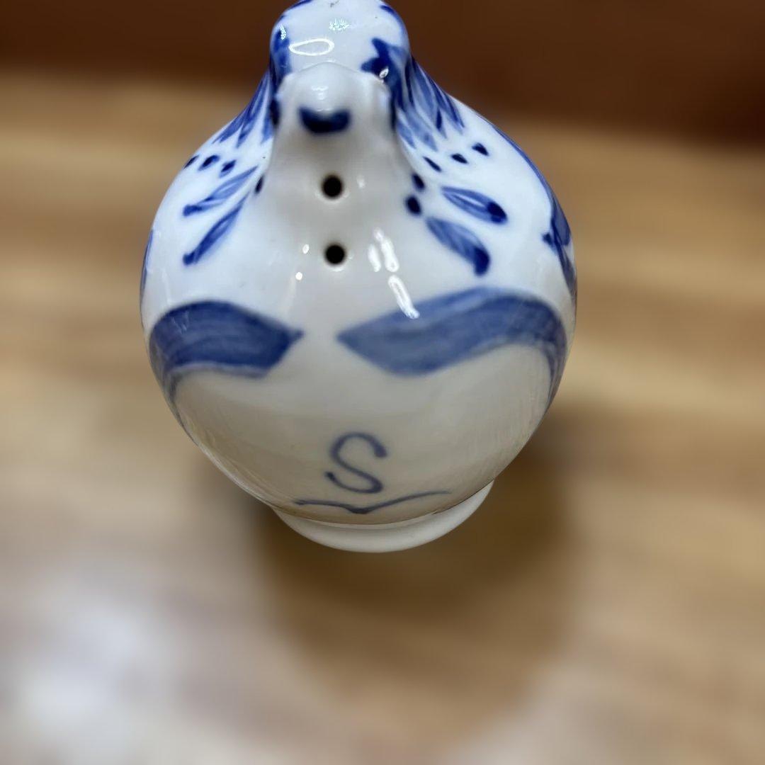 鳩モチーフ調味料入れセット　生活の木　　　 　　バラ不可