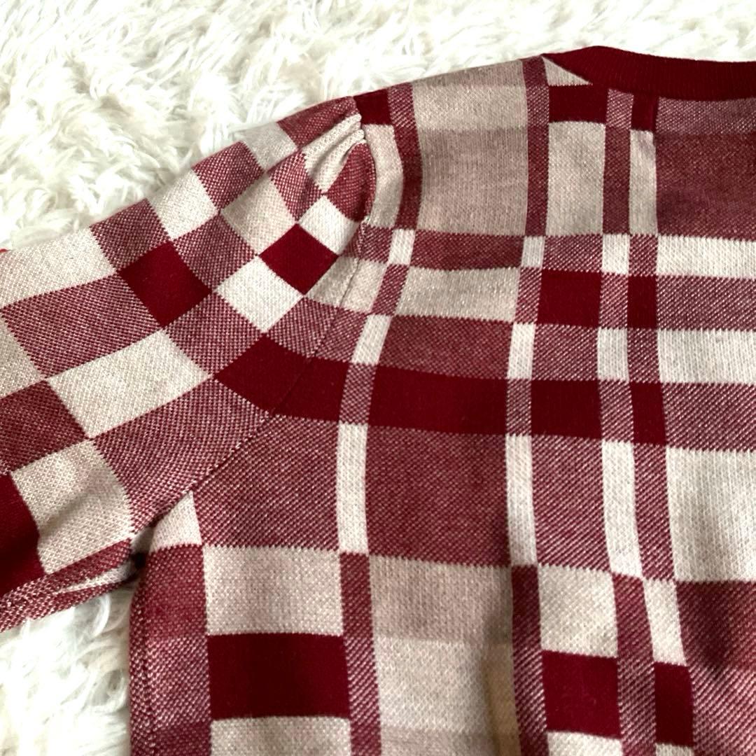 ユミリン　　　未使用☆エムズグレイシー☆ジップニットカーディガン ウール混