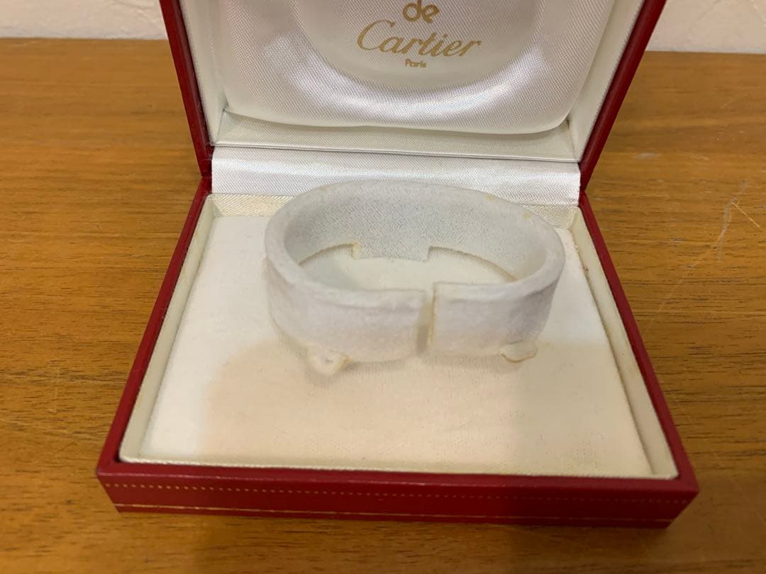 N0916-17★Cartier 空箱 赤 アクセサリーケース 2点セット