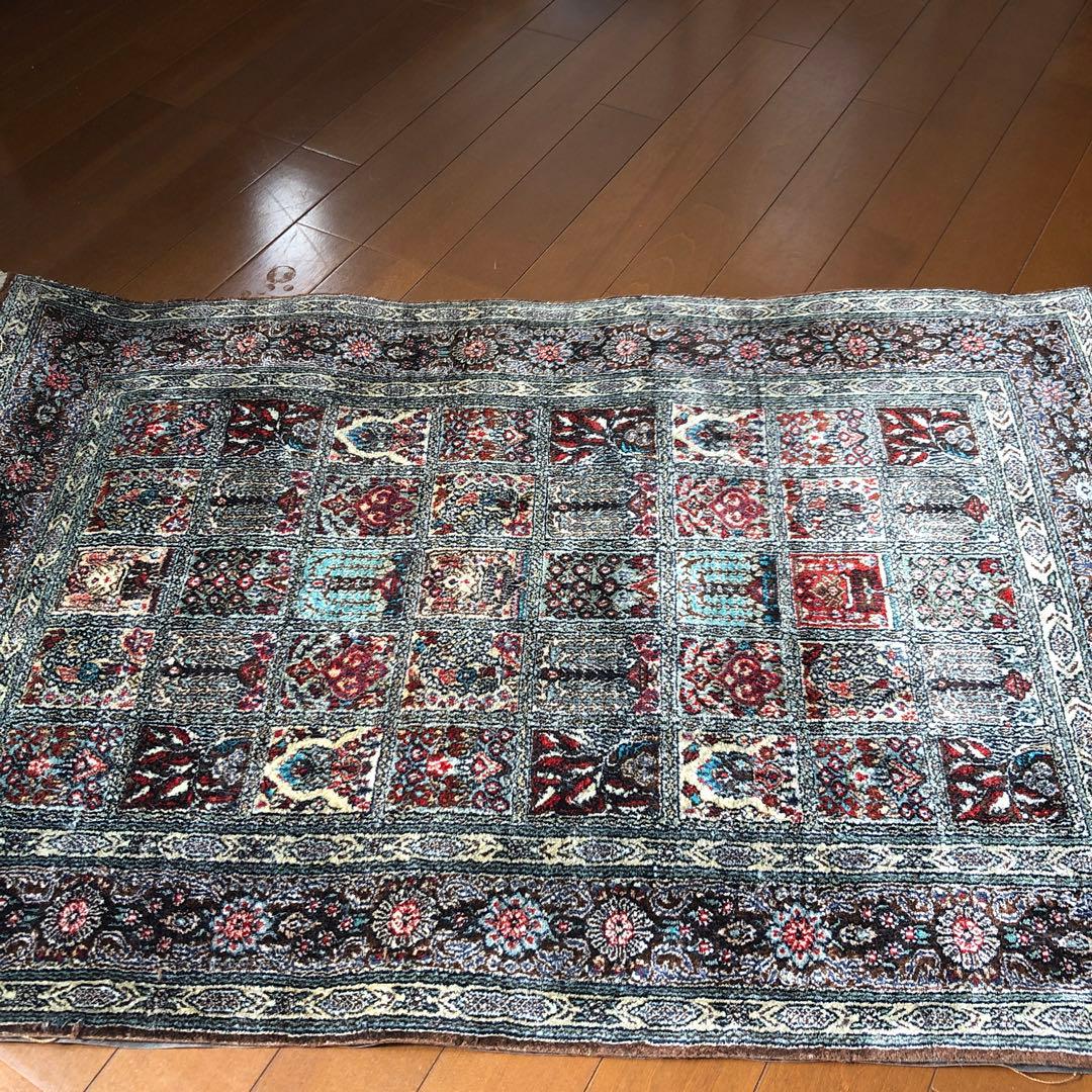 【中国　絹織物】約１０４センチ✖️６１センチ