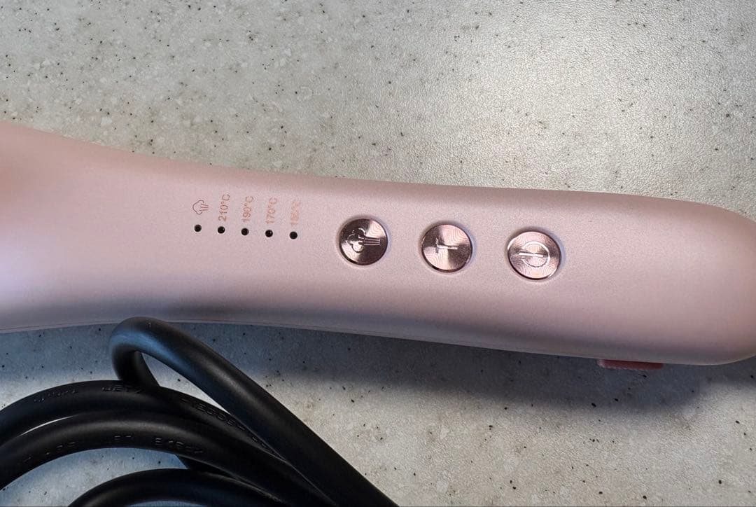 正規品　WAVY TALK スチームストレートブラシ ピンク