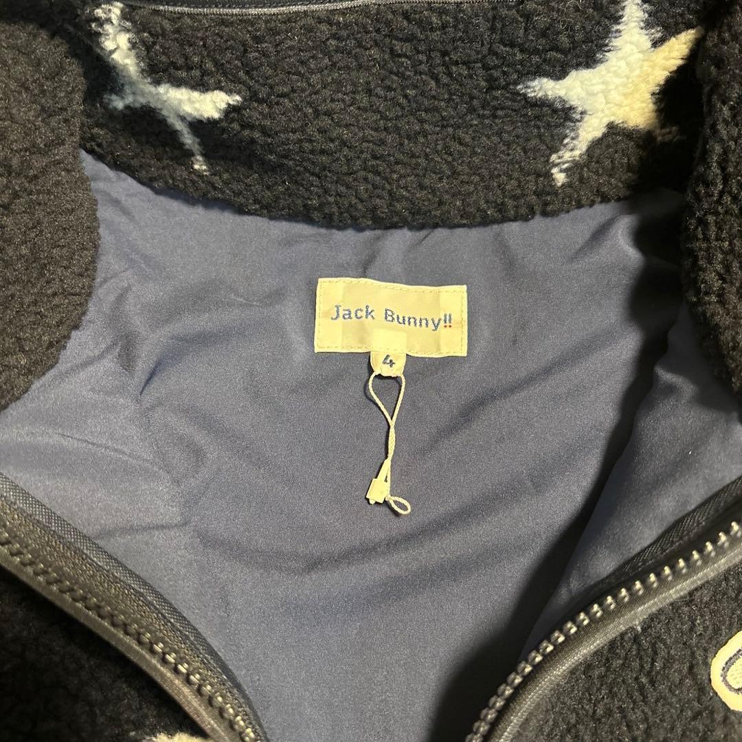 ジャックバニー　ドラえもん星柄先染めボアジャケットサイズ4