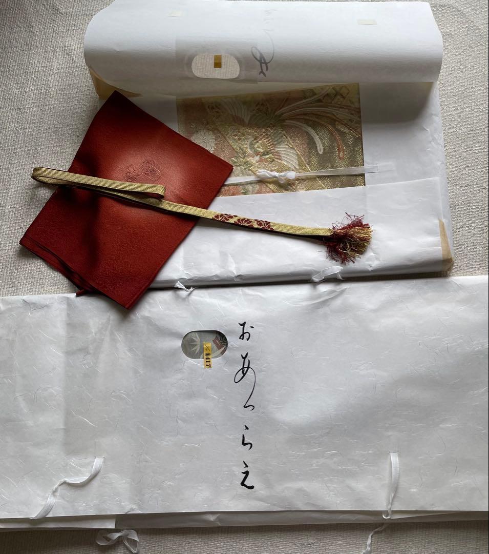 期間限定お値下げ！　クリーニング済み　正絹　訪問着 帯一式