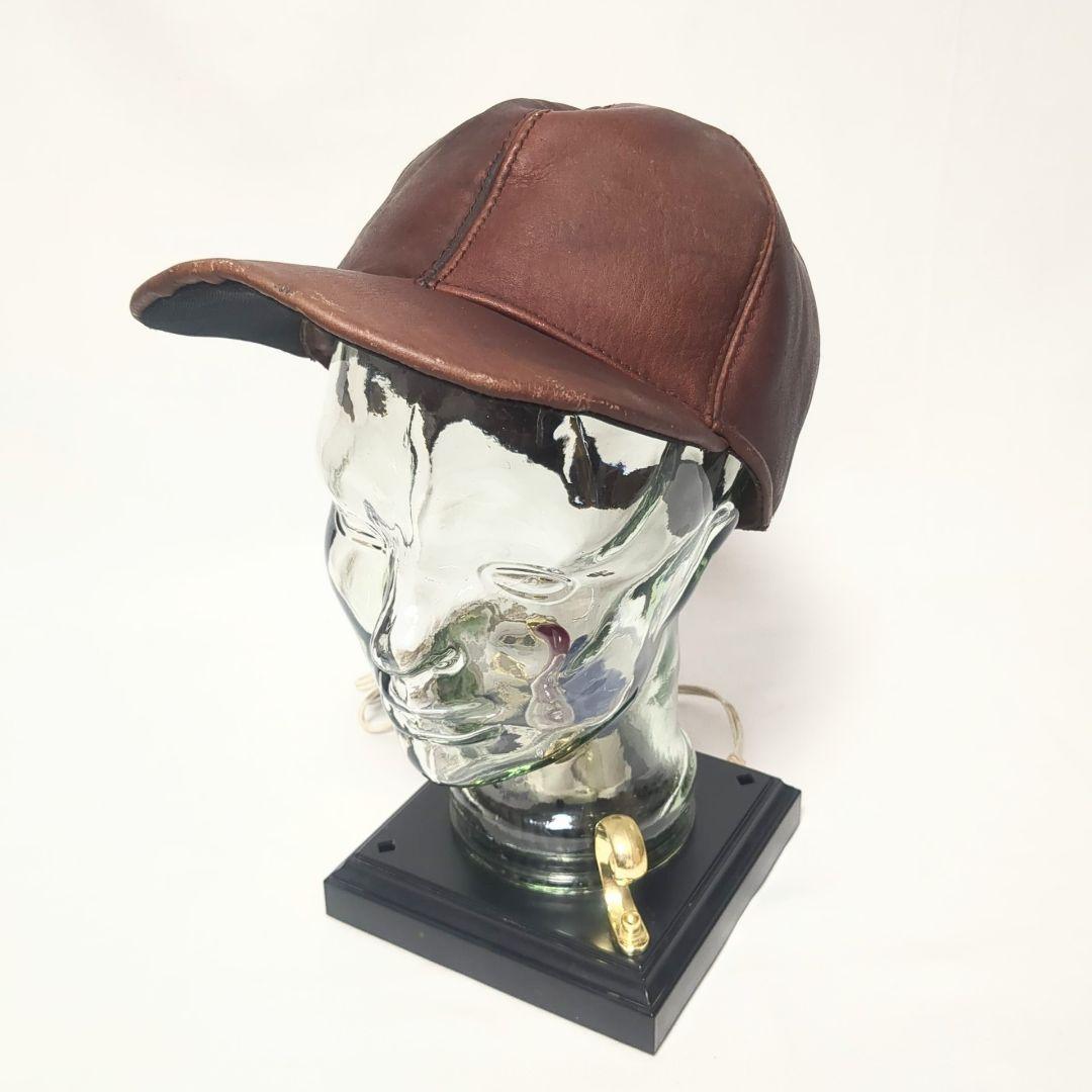 ガラス製　ヘッドマネキン　ディスプレイ什器