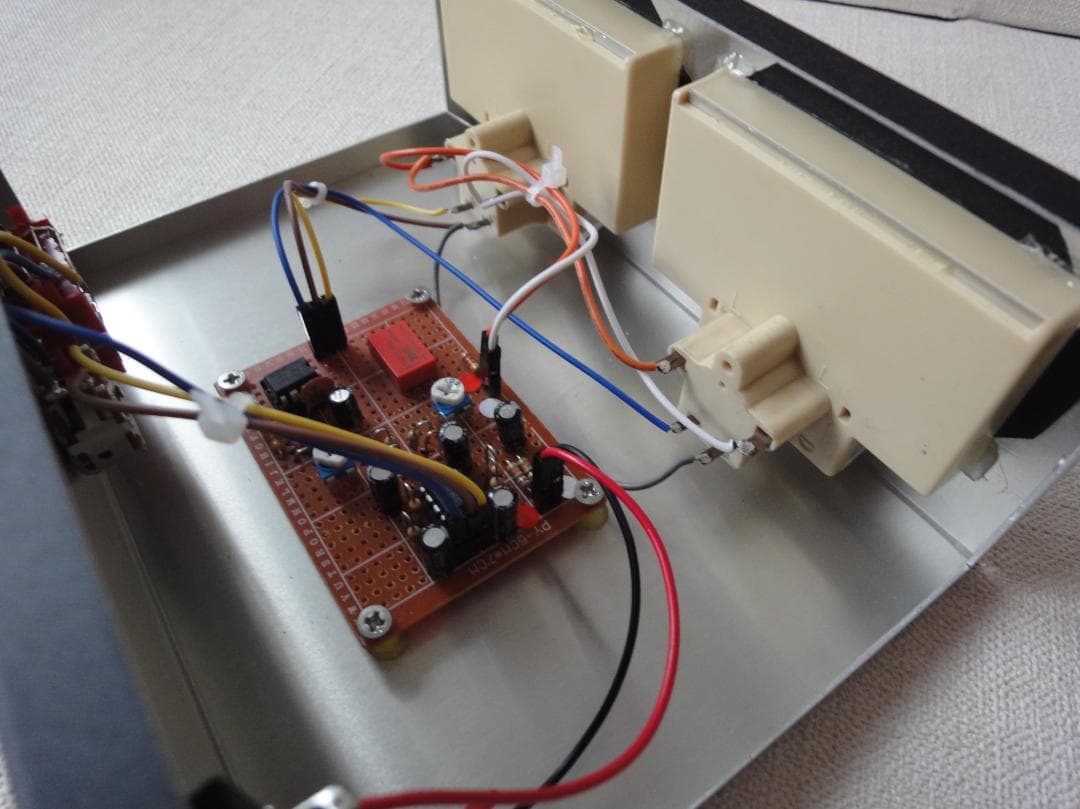 自作ステレオVUメーター192号機（TEACワイドタイプ大型）