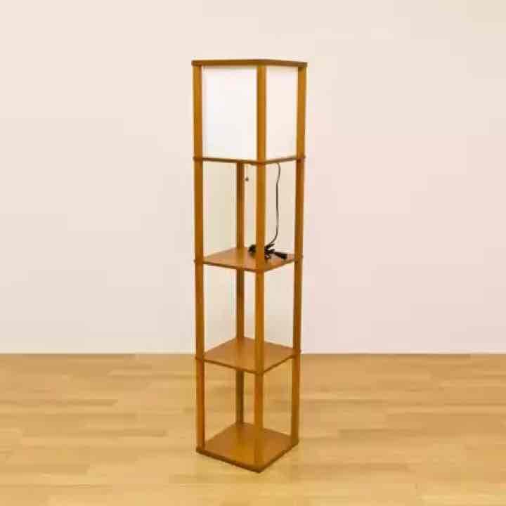 棚付フロアライト　スクエア