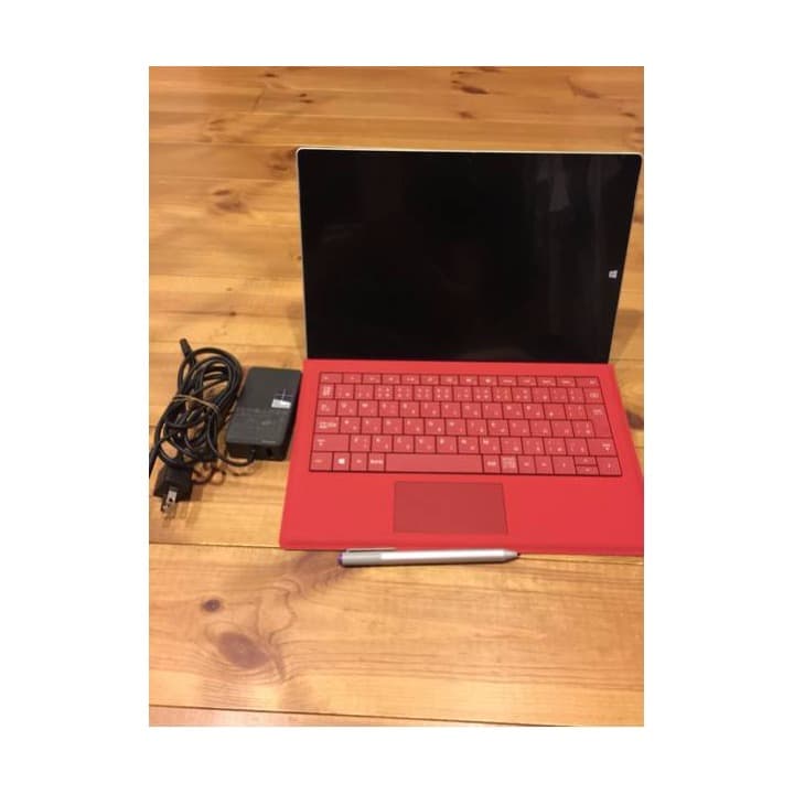■美品/赤/Surface Pro3■Core i3/SSD/キーボード/ペン