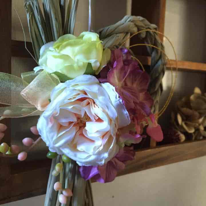 out mii様 ナチュラルモダン ✧ 2016 しめ縄 リース